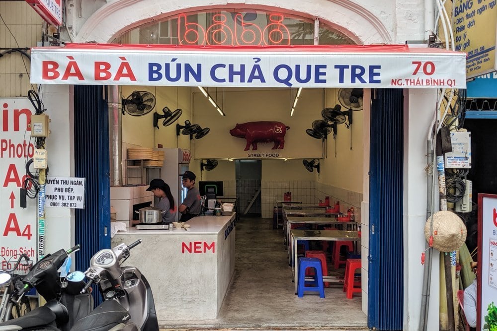 Bun Cha Que Tre - Ba Ba, Ho Chi Minh, Vietnam